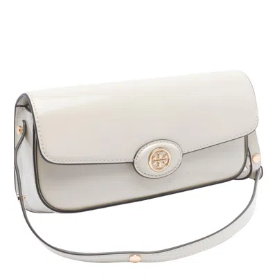 Tory Burch White Leather Shoulder Bag