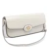 Tory Burch White Leather Shoulder Bag In Shea Butter