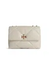 Tory Burch White Leather Shoulder Strap In White