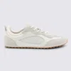 Tory Burch White Leather Sneakers In Neutral