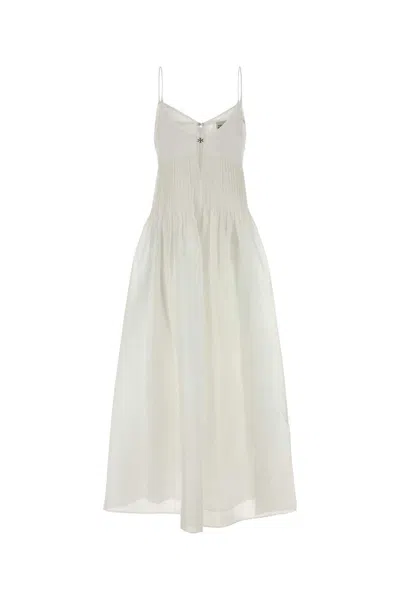 Tory Burch White Linen Blend Dress