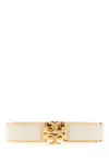 Tory Burch White Metal Bracelet In White