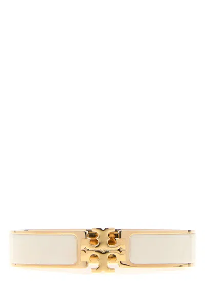 Tory Burch White Metal Bracelet