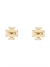 Tory Burch Gold Mother Of Pearl Earrings