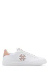 Tory Burch White Nappa Leather Howell Court Sneakers