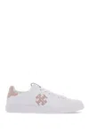 Tory Burch White Nappa Leather Howell Court Sneakers