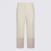 Tory Burch Pantaloni French Cream In White