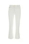 TORY BURCH WHITE STRETCH DENIM JEANS