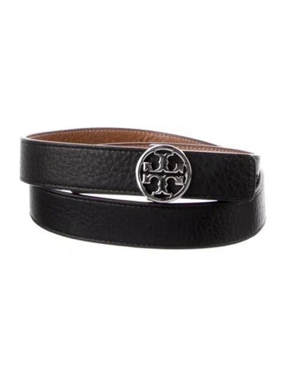 Pre-owned Tory Burch Wide Leather Belt Kit In Multi