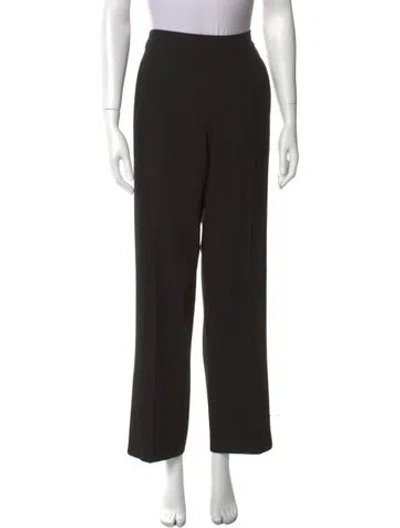 Pre-owned Tory Burch Wide Leg Pants In Black