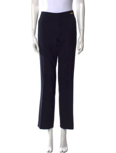 Pre-owned Tory Burch Wide Leg Pants In Black