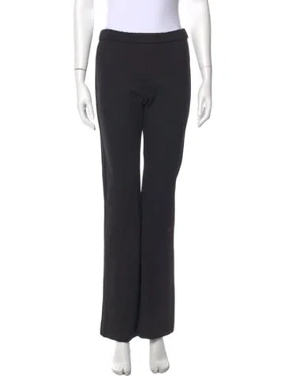 Pre-owned Tory Burch Wide Leg Pants In Black