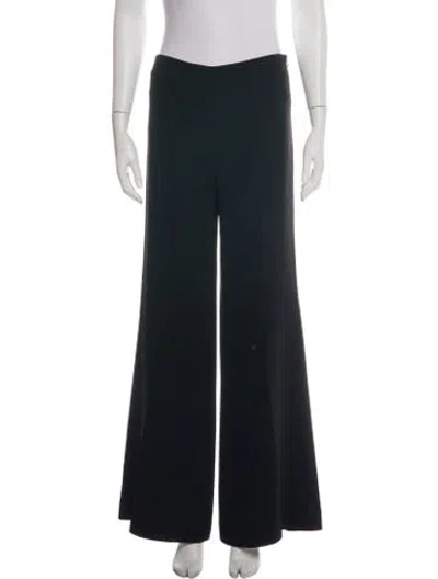 Pre-owned Tory Burch Wide Leg Pants In Black