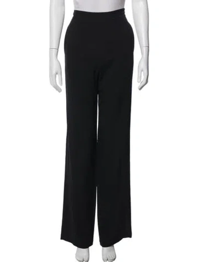 Pre-owned Tory Burch Wide Leg Pants In Black