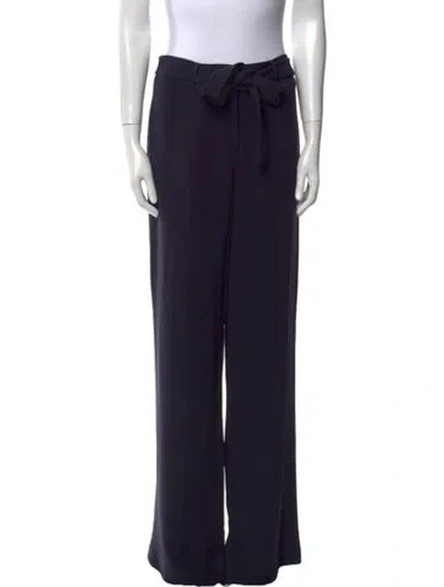 Pre-owned Tory Burch Wide Leg Pants In Blue