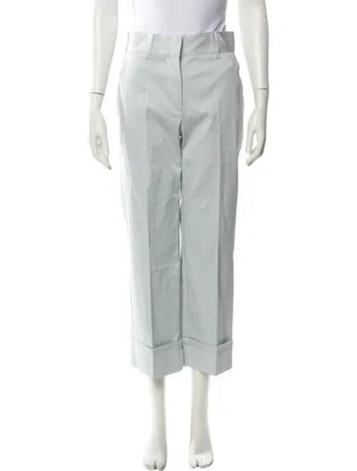 Pre-owned Tory Burch Wide Leg Pants In Blue