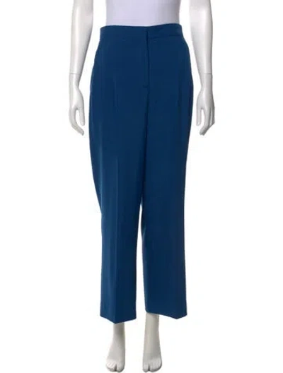 Pre-owned Tory Burch Wide Leg Pants In Blue