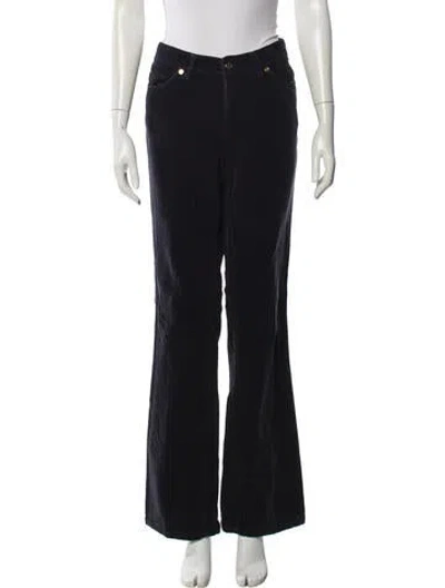 Pre-owned Tory Burch Wide Leg Pants In Blue