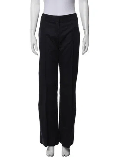 Pre-owned Tory Burch Wide Leg Pants In Blue