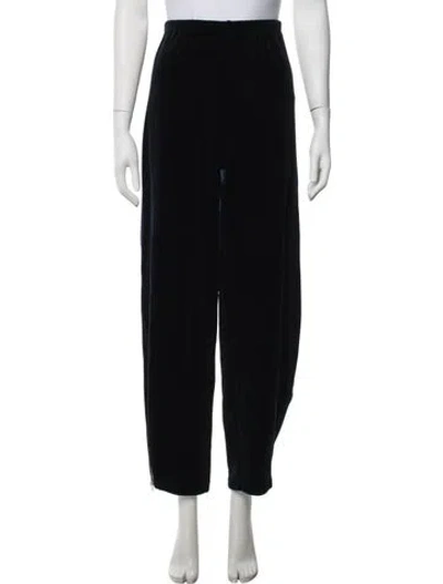 Pre-owned Tory Burch Wide Leg Pants In Blue