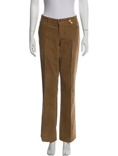 Pre-owned Tory Burch Wide Leg Pants In Brown