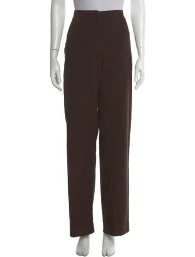 Pre-owned Tory Burch Wide Leg Pants In Brown