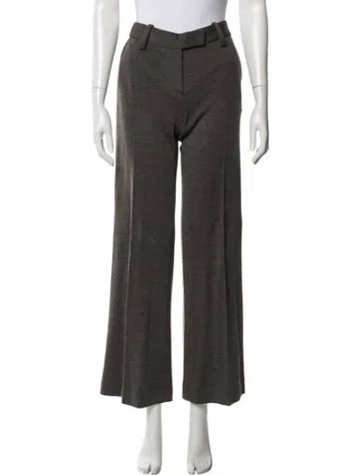 Pre-owned Tory Burch Wide Leg Pants In Brown
