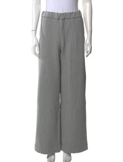 Pre-owned Tory Burch Wide Leg Pants In Gray