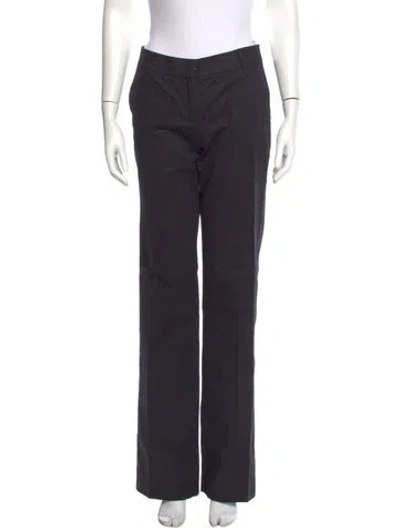 Pre-owned Tory Burch Wide Leg Pants In Gray