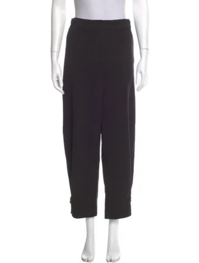 Pre-owned Tory Burch Wide Leg Pants In Gray