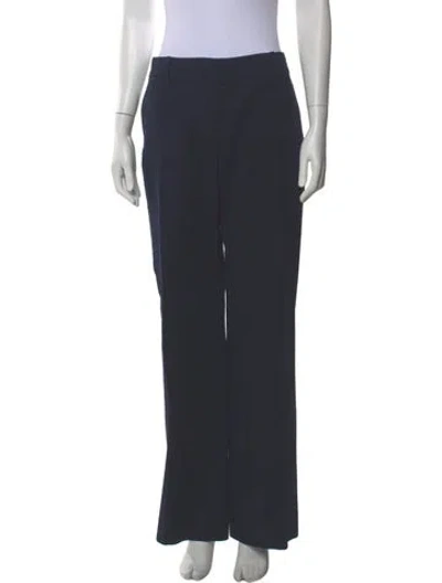 Pre-owned Tory Burch Wide Leg Pants In Gray