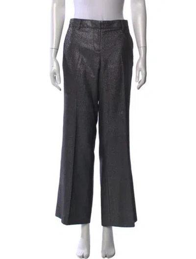Pre-owned Tory Burch Wide Leg Pants In Grey