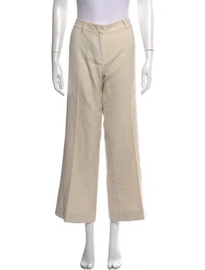 Pre-owned Tory Burch Wide Leg Pants In Neutrals