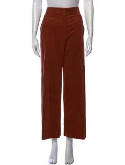 Pre-owned Tory Burch Wide Leg Pants In Orange