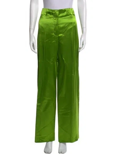 Pre-owned Tory Burch Wide Leg Pants W/ Tags In Green