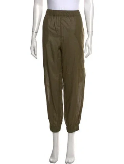 Pre-owned Tory Burch Wide Leg Pants W/ Tags In Green