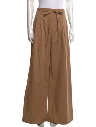Pre-owned Tory Burch Wide Leg Pants W/ Tags In Neutral