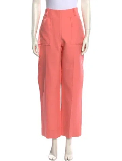Pre-owned Tory Burch Wide Leg Pants W/ Tags In Pink
