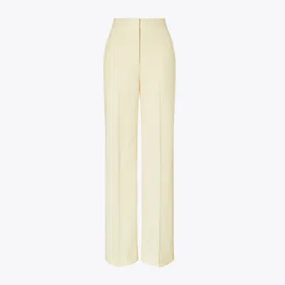 Tory Burch Wide-leg Wool Pant In Neutral