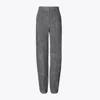 Tory Burch Panelled Wool-blend Trousers In Multi