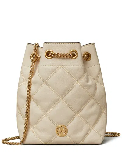 Tory Burch Willa Small Leather Drawstring Bag