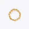 Tory Burch Wishbone Chain Bracelet In Tory Gold