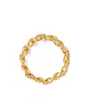 Tory Burch Wishbone Chain Bracelet In Yellow