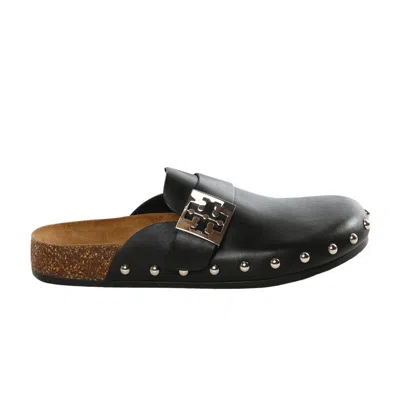 Pre-owned Tory Burch Wmns Mellow Stud Mule 'perfect Black Silver' | Women's Size 6