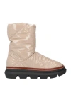 Tory Burch Woman Ankle Boots Beige Size 8 Textile Fibers In Beige