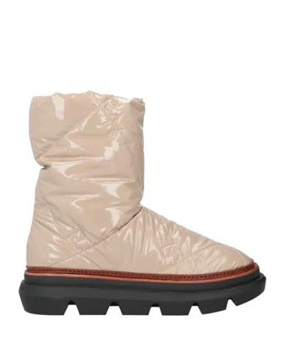 Tory Burch Woman Ankle Boots Beige Size 8 Textile Fibers