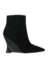 Tory Burch Woman Ankle Boots Black Size 10 Leather