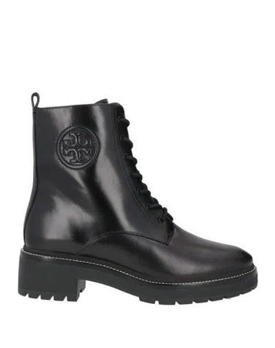 Tory Burch Woman Ankle Boots Black Size 11 Leather
