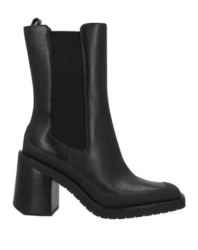 Tory Burch Woman Ankle Boots Black Size 6 Soft Leather
