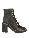 Tory Burch Woman Ankle Boots Black Size 9 Soft Leather In Black